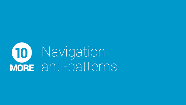Android 应用中十大导航设计错误