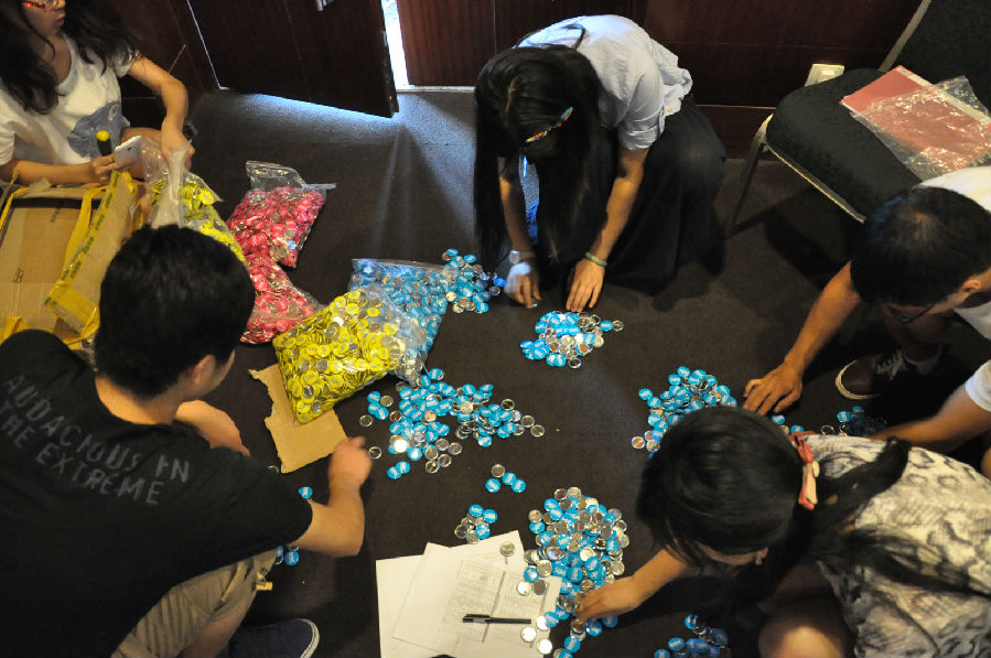 志愿者工作花絮