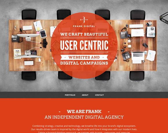 19 Inspiring Examples of Text over Images in Web Design