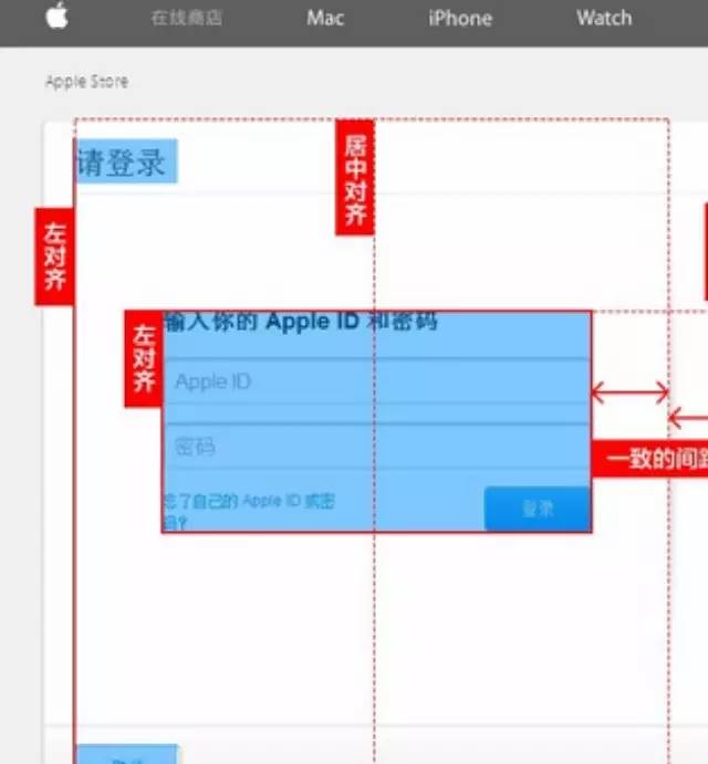 【干货】界面中常用的对齐形式