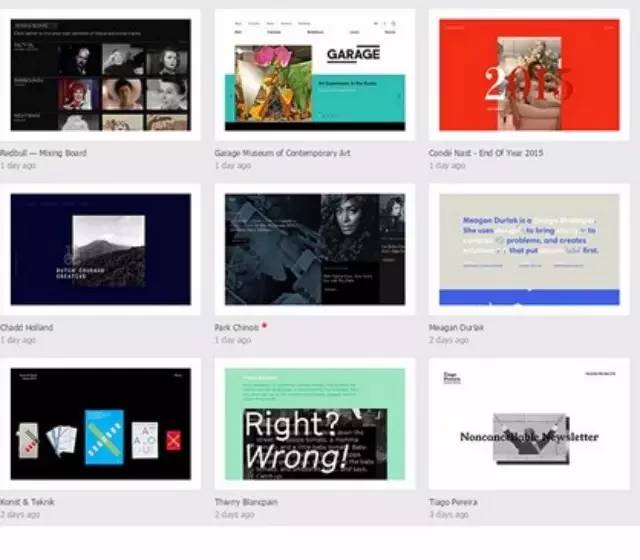 8个值得设计师天天看的顶尖灵感网站