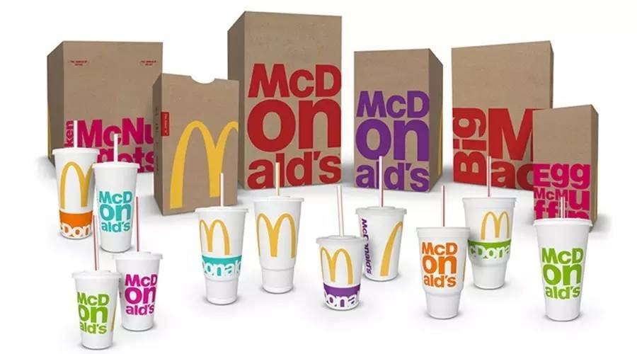 麦当劳自1950年以来的包装变化
